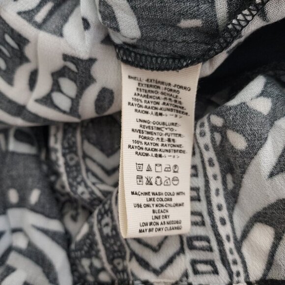 Free People Tegan Border Printed Mini Dress Size 12 - Picture 15 of 16